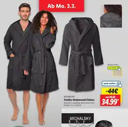 Lidl MICHALSKY Frottier-Bademantel Unisex Angebot