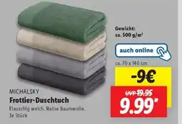 Lidl MICHALSKY Frottier-Duschtuch Angebot