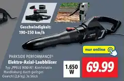 Lidl PARKSIDE PERFORMANCE Elektro-Axial-Laubbläser Angebot