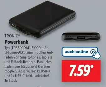 Lidl TRONIC Powerbank Angebot