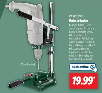 Lidl PARKSIDE Bohrständer Angebot