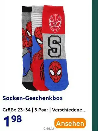 Action Socken-geschenkbox Angebot