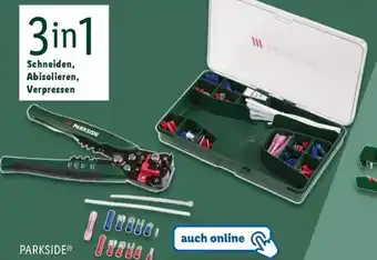 Lidl PARKSIDE Automatik- Abisolier- und Crimp- zangen-Set, 231-teilig Angebot