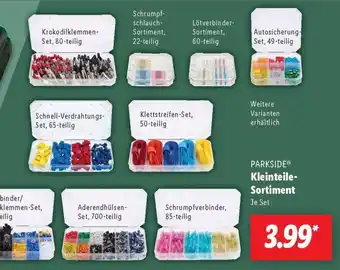 Lidl PARKSIDE Kleinteile- Sortiment Angebot