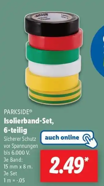 Lidl PARKSIDE Isolierband-Set, 6-teilig Angebot