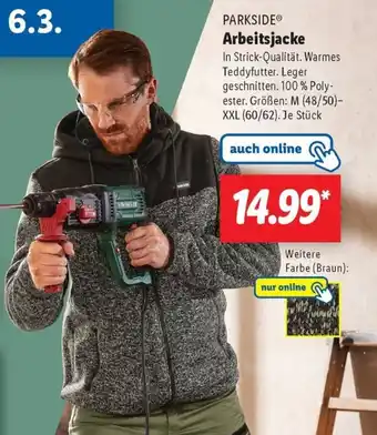 Lidl PARKSIDE Arbeitsjacke Angebot