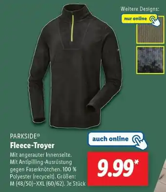 Lidl PARKSIDE Fleece-Troyer Angebot