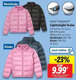 Lidl lupilu/pepperts! Lightweight-Jacke Angebot