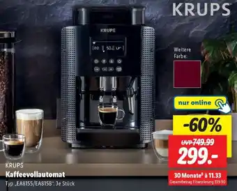 Lidl KRUPS Kaffeevollautomat Angebot