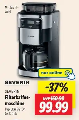 Lidl SEVERIN Filterkaffee- maschine Angebot