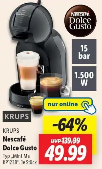 Lidl KRUPS Nescafé Dolce Gusto Angebot