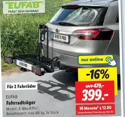 Lidl EUFAB Fahrradträger Angebot