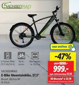 Lidl SACHSENRAD E-Bike Mountainbike, 27,5" Angebot