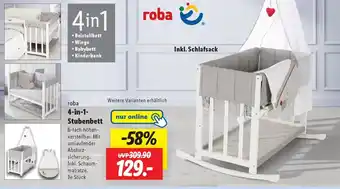 Lidl roba 4 in 1 Stubenbett Angebot