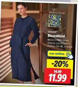 Lidl esmara Blusenkleid Angebot