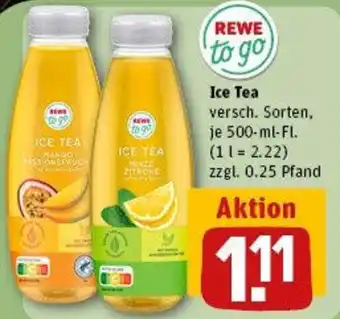 REWE REWE to go Ice Tea Angebot