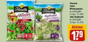 REWE Florette Salat Wintergenuss oder Kopfsalat Angebot