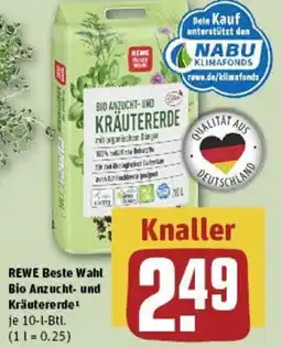 REWE REWE Beste Wahl Bio Anzucht- und Kräutererde Angebot