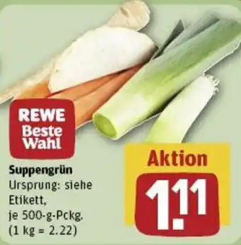 REWE REWE Beste Wahl Suppengrün Angebot