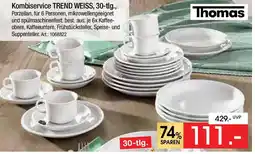 Zurbrüggen Thomas Kombiservice TREND WEISS, 30-tlg., Angebot