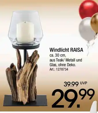 Zurbrüggen Windlicht RAISA Angebot