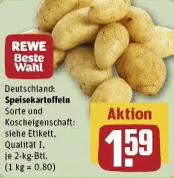 REWE REWE Beste Wahl Speisekartoffeln Angebot