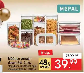 Zurbrüggen MEPAL MODULA Vorrats- dosen-Set, 9-tlg. Angebot