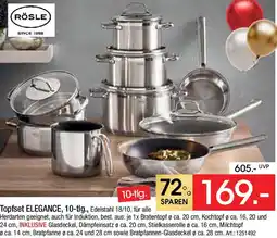 Zurbrüggen RÖSLE Topfset ELEGANCE, 10-tlg Angebot