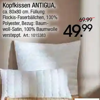 Zurbrüggen Kopfkissen ANTIGUA Angebot