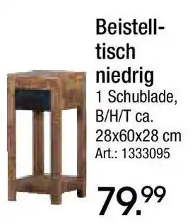 Zurbrüggen Landscape Beistell- tisch niedrig Angebot