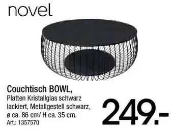 Zurbrüggen novel Couchtisch BOWL Angebot