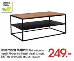 Zurbrüggen ASTEICHE MASSIV Couchtisch MARVIN Angebot