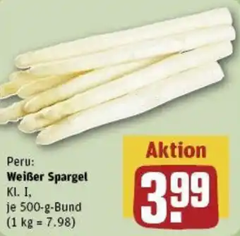 REWE Weißer Spargel Angebot