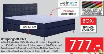 Zurbrüggen Welnova Boxspringbett IBIZA Angebot