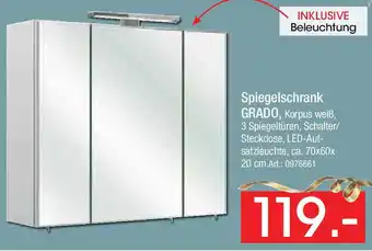 Zurbrüggen Spiegelschrank GRADO Angebot