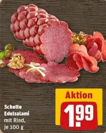 REWE Schutte Edelsalami Angebot