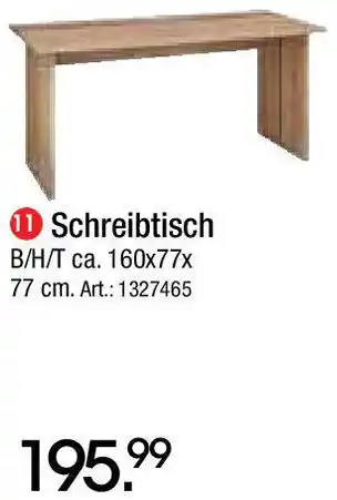 Zurbrüggen Schreibtisch Angebot