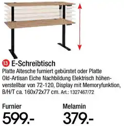 Zurbrüggen E-Schreibtisch Angebot