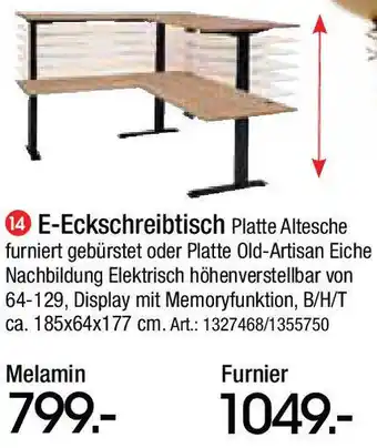 Zurbrüggen E-Eckschreibtisch Angebot