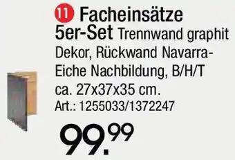 Zurbrüggen Facheinsätze 5er-Set Angebot