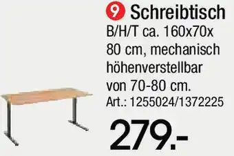 Zurbrüggen Schreibtisch Angebot