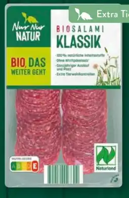 Aldi Süd Nur Natur Bio-Salami Angebot