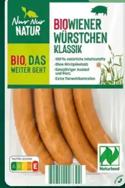 Aldi Süd Nur Natur Bio-Wiener Würstchen Angebot