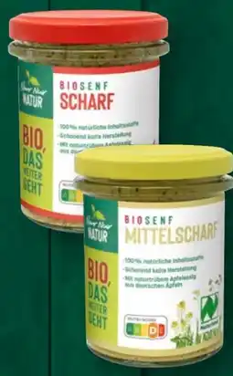 Aldi Süd Nur Natur Bio-Senf Angebot