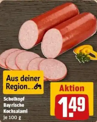 REWE Schelkopf Bayrische Kochsalami Angebot