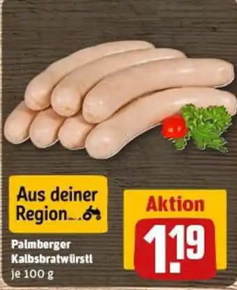 REWE Palmberger Kalbsbratwürstl Angebot