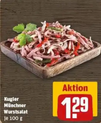 REWE Kugler Münchner Wurstsalat Angebot