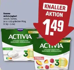 REWE Danone Activia Joghurt Angebot