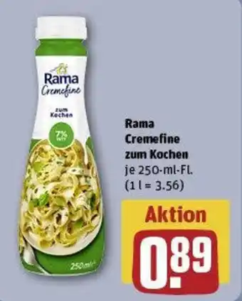 REWE Rama Cremefine zum Kochen Angebot