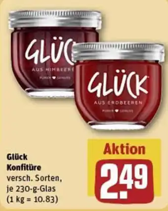 REWE Glück Konfitüre Angebot